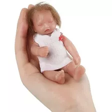 Vollence - Mini Muñecas De Bebé De Silicona Para Dormir En M