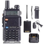 1 Comunicador De Radio Ht Dual Band Uhf Vhf Uv-5r Fm Fone 1