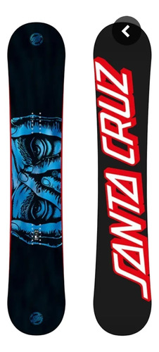 Tabla Snowboard Santa Cruz Eyes Doble Camber Freestyle Azul