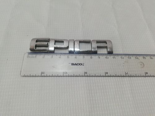 Emblema Letra Chevrolet Epica 2.5 Mod 06-13 Original Foto 3