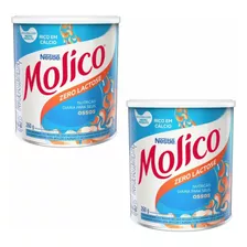 Kit 2 Latas Composto Lácteo Molico Zero Laectos Lata 260g