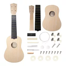 Kit De Ukelele De Bricolaje Soprano (22 Pulgadas) Construya 