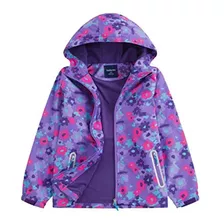 M2c Chaqueta De Forro Polar Con Capucha Para Niña