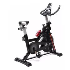 Bicicleta Fija Spinning 8kg Banda/monitor/sensores Pulso Ss