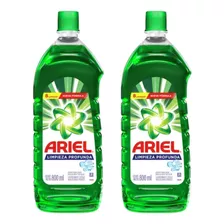 Jabón Líquido Ariel +perfumante Jabón Liquido Para Ropa Botella 800 ml Pack X 2