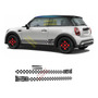 Stickers Franja Lateral +espejos Para Mini Cooper M11