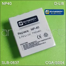 A64 Bateria Pack Np40 Fuji D-li8 Pentax Slb-0837 Cga-s004