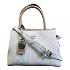 Bolsa Guess Factory Original Beige Marrón Strap Ajustable 