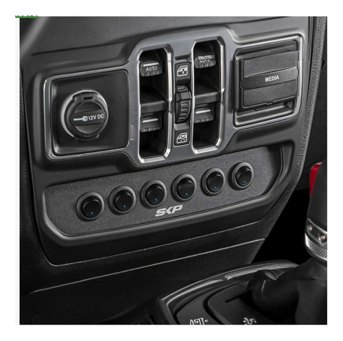 Panel Interruptor 6 Switches De Tablero Jeep Wrangler Jl/jt Foto 2