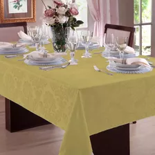 Toalha De Mesa Jacquard 6 Lugares | Admirare Cor Gold