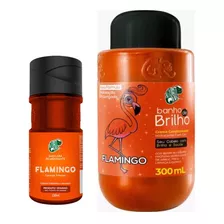  Kit Kamaleão Color Tonalizante Flamingo 150ml E Banho Brilho