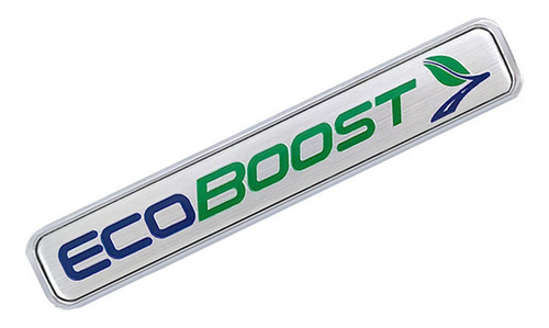 Foto de Emblema Ecoboost En Metal Compatible Con Ford Genrico