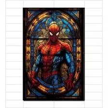 Pintura Diamante Disney 30 X 40cm Spiderman Vidrio Catedral