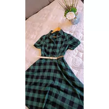Vestido Verde Vintage