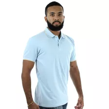 Camiseta Polo Colcci Azul Algodão Casual - Masculino
