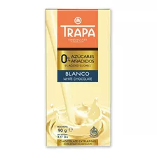 Chocolate Trapa Sin Azúcar Blanco Sin Gluten