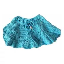 Pollera Crochet Nueva Niña Talle 4 Cintura Ajustable 23 Cm
