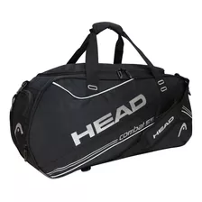 Bolso Deportivo New Combat 55 Negro Plata Head 