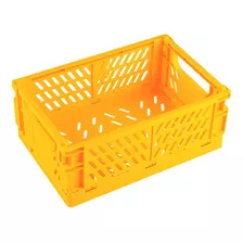 Caja Organizadora Canasta Plegable Apilable M 30x20x12cm