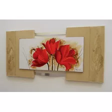 Quadro Floral Abstratos Sala - Promoção Decoração