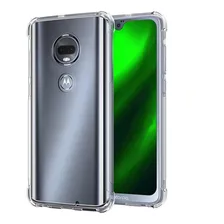Capinha Para Motorola G7 Power Antishoc + Película Gel 5d 