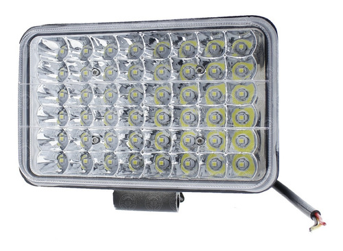 Par Faros Unidad 4x6 48 Led 4656 Rectangular Alta Baja H4 F1 Foto 4