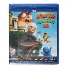 Blu-ray 3d Monstros Vs. Alienígenas - Original & Lacrado