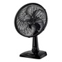 Ventilador De Mesa Ou Parede Ultra Mondial 50w V-30-6p-b Material Das Pás Plástico Quantidade De Pás 6 Cor Preto 30 Cm 127v Prata