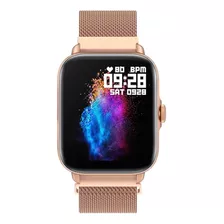 Smartwatch Colmi P28 Cop28plusgoml Rose Notificador Deportes Diseño De La Malla Mesh