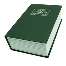 Caja Fuerte Simulada Libro Cofre Porta Valores 270x200x68mm Color Verde Inglés