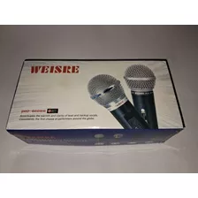 Microfone Weisre M58. Pro Series. Profissional 