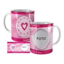 Caneca Personalizada Mãe Amiga Com Dizer E Foto