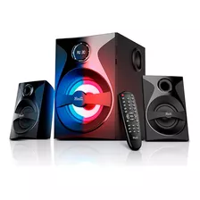 Sistema De Sonido 2.1 Klip Xtreme Kws-640, Blufusion, Bluetooth, Nfc, Usb, Aux, Fm, 56w Rms