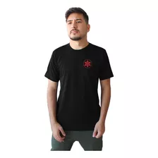Camiseta Simbolo Clã Uchiha Sharingan Sasuke Estampa Costas