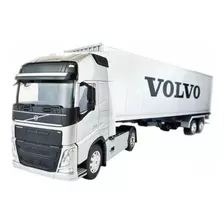 Camion De Coleccion Volvo Fh Con Contenedor Welly Cs