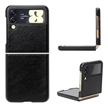 Fyy Para Samsung Galaxy Z Flip 3 5g Case, Pu Leather Pattern