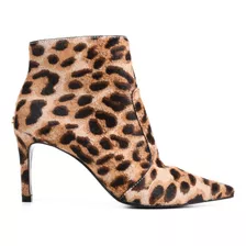 Bota Feminina Jorge Bischoff Animal Print Marrom - J19525