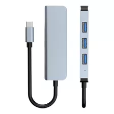 Expansión Adaptador Cable Tipo C Cargador Usb 4 Puertos 