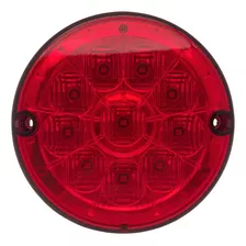 Lanterna Posição E Freio Vermelha Led 24v Librelato 110mm