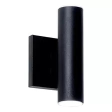 Aplique Bidireccional Exterior Gu10 Tarraza Color Negro