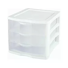 Organizador De 3 Cajones Clr 17918004, 6 X4 X3 , Blanco