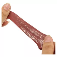 Língua Falsa De Silicone Real Brincadeira Pegadinha Susto