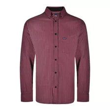 Camisa Casual Xadrez Wrangler Masculina Azul Vermelho