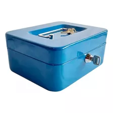 Cofre Caja Porta Valores Nro 0 Para Dinero Monedero - Azul