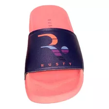 Ojotas Rusty Suntripes Slide Mujer