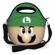 Bolsa Lancheira Térmica Escolar Infantil - Mario Luigi