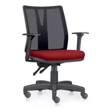 Cadeira Addit Ergonômica 4124 Nr17 Da Abnt Regulagem Braço