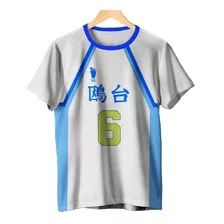 Camiseta Haikyuu Uniforme Kamomedai Cosplay Hoshiumi