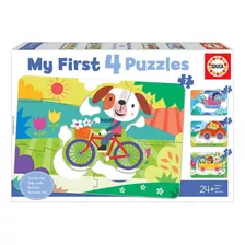 Puzzle Infantil Vehiculos (my First 4 Puzzles) - Ps