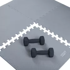 Pack X4 Piso Goma Eva Encastrable C/bordes 50x50cm 10mm Gym